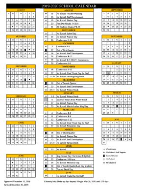 Fillable Online Calendar - Sidney City Schools Fax Email Print - pdfFiller