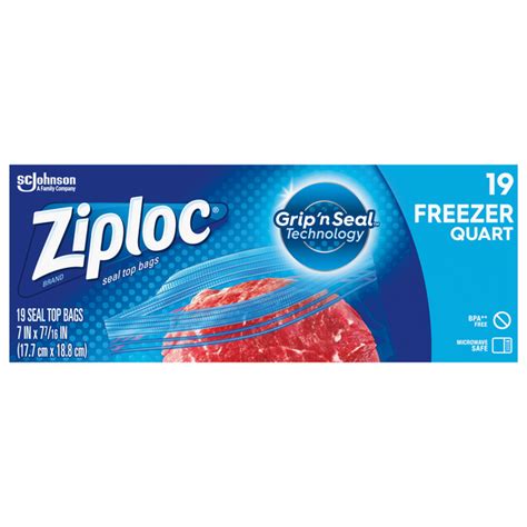 Save On Ziploc Double Zipper Quart Freezer Bags Order Online Delivery Food Lion