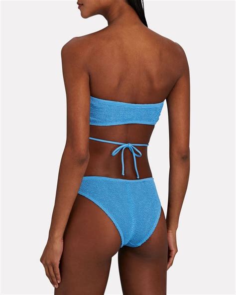 Bond Eye Margarita Bandeau Bikini Top Blue Med ECosmetics Popular