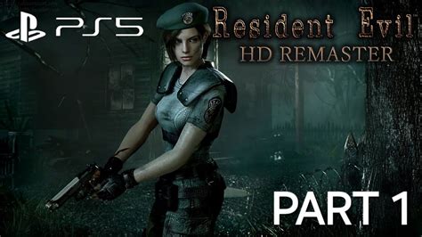 Resident Evil Hd Remaster Ps Jill Playthrough Part Youtube