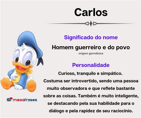 Significado Do Nome Carlos 🤔 Curiosidades 👀 Mensagens 👼