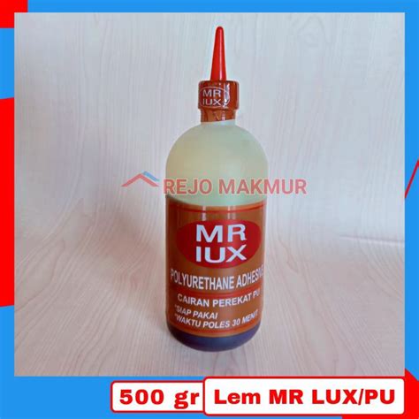 Jual Lem Kayu Epoxy Pu Polyurethane Mr Iux Mr Lux Gram Shopee