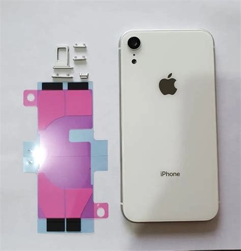 Carcaça iPhone XR Branco Tampa Traseira Vidro E Aro Lateral