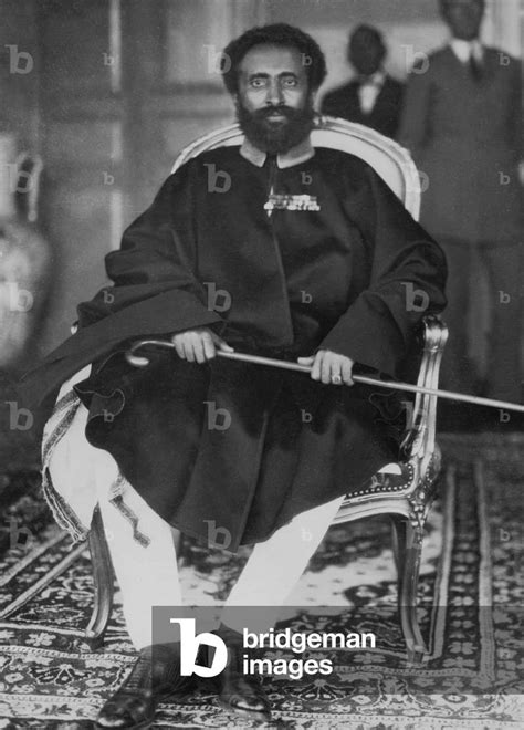 Image Of Haile Selassie Of Ethiopia 1930 Bw Photo