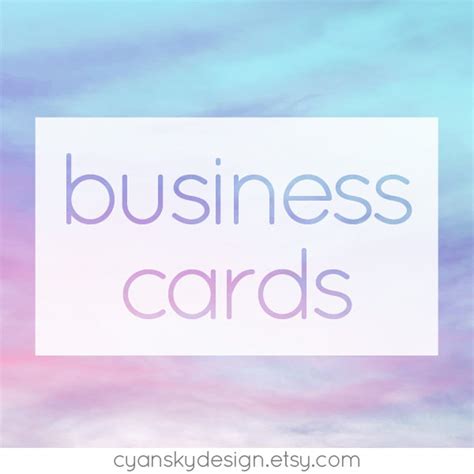 Business Cards Custom Personalized Cards & Logo Label Set - Etsy