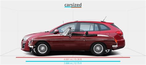 Dimensions Mg Mgb 1962 1974 Vs Chevrolet Cruze 2012 2016