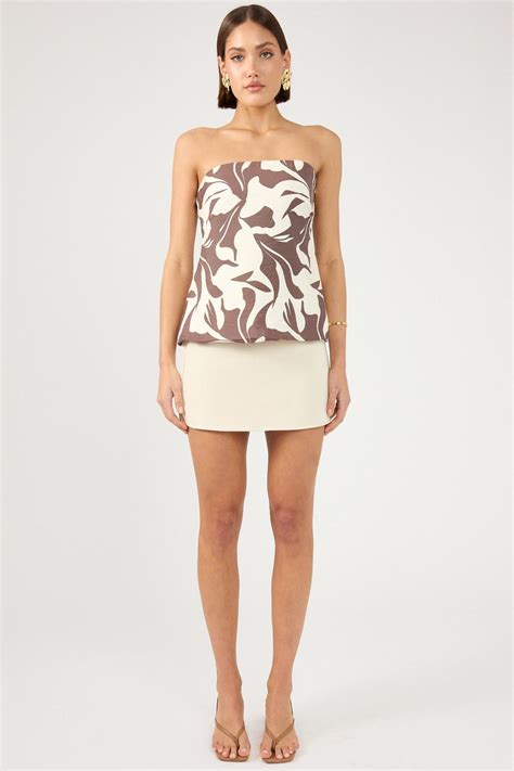 Women Mini Skirts Perfect Stranger My Go To Mini Skirt Nude Dawn Megharbi