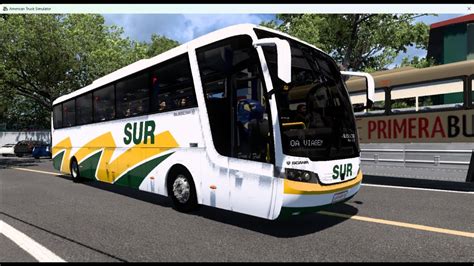 Ats Ets Descarga Autob S Sur Busscar Vissta Buss Lo Skins