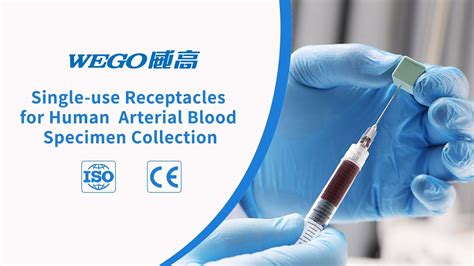 WEGO Blood Gas SyringeArterial Blood Specimen Collection Display Video