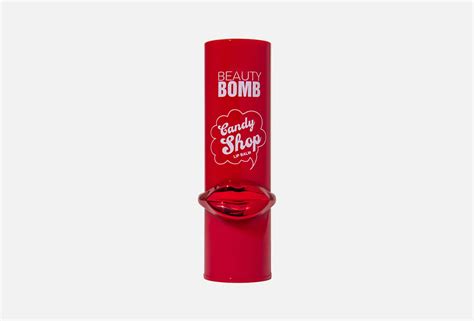 Beauty Bomb Бальзам для губ Candy shop Фиолетовый с блестками 3 г ...