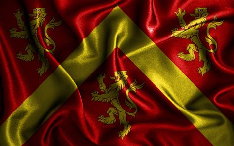 Download Wallpapers Anglesey Flag 4k Silk Wavy Flags Welsh Counties Flag Of Anglesey Day Of