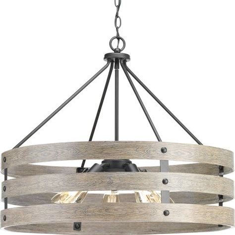 Three Posts Kingsley 5 Light Dimmable Drum Chandelier Reviews