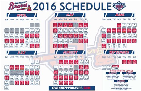 Atlanta Braves Schedule Printable