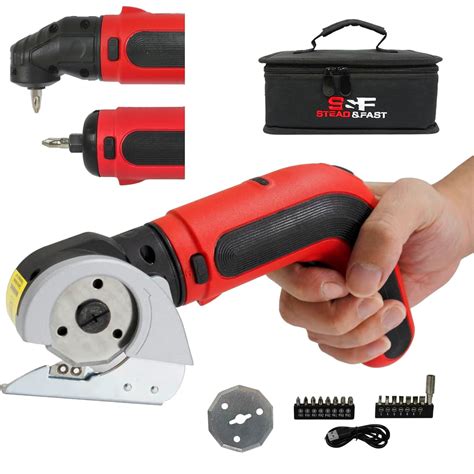 Snapklik.com : S&F STEAD & FAST Cardboard Cutter Electric Scissors