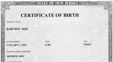 Birth Certificate