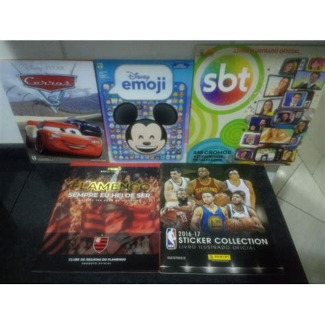 Lote Album De Figurinhas Vazio C Marvel Flamengo Disney Nba Futebol