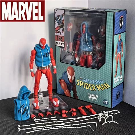 Коллекционная фигурка Hot Toys Человек Паук Scarlet Spider Man AliExpress