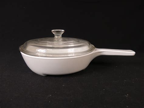 Corning Ware Microwave Browning Dish Skillet Pan Pyrex Lid Etsy