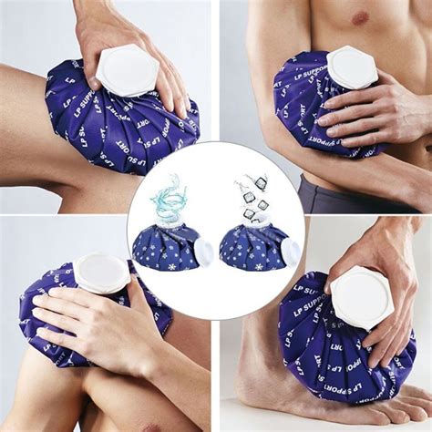 Ready Stock Ice Bag Pack Reusable Ice Compress Bag Hot Water Bag Wrap Pain Relief Hot Cold