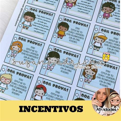 Incentivos Para Prova Incentivos Para Provas Atividades Suzano