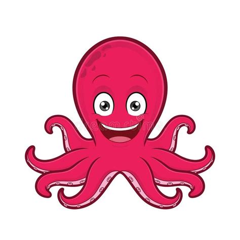 Octopus vector art png red octopus octopus clipart hand drawn octopus cartoon octopus png image ...