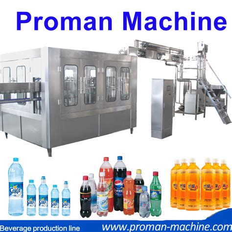 2017 New Automatic Carbonated Soft Drinks Filling Machine Production