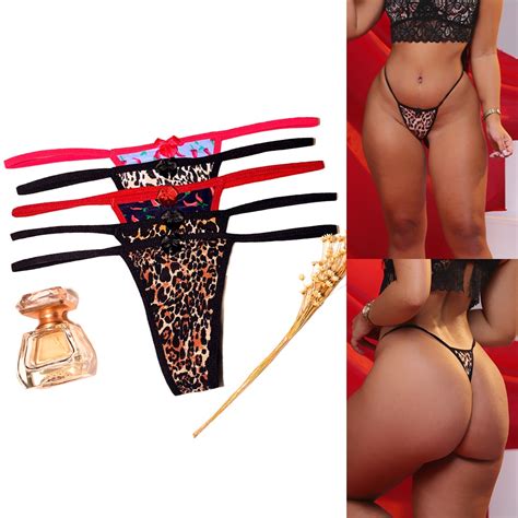 Kit Calcinha Fio Dental Lingerie Sexy Feminina Shopee Brasil