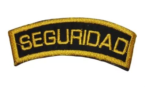 Parche Escudo Bordado Termoadherible Insignia Seguridad