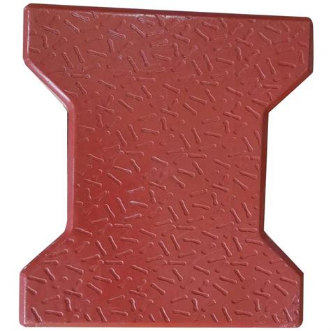 Outdoor Red I Shape Cement Paver Block Dimensions X Mm