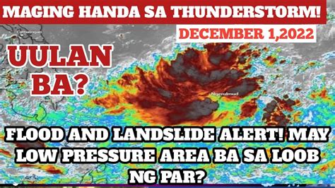 Low Pressure Area Bagyo Update December Weather Update Today