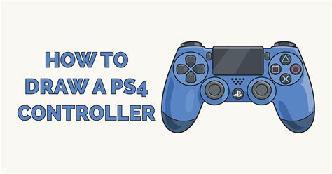 Playstation Controller Drawing