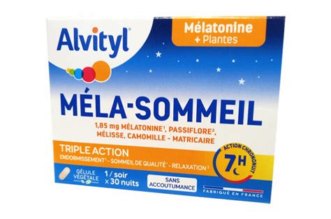 Alvityl M La Sommeil Triple Action La M Latonine G Lules