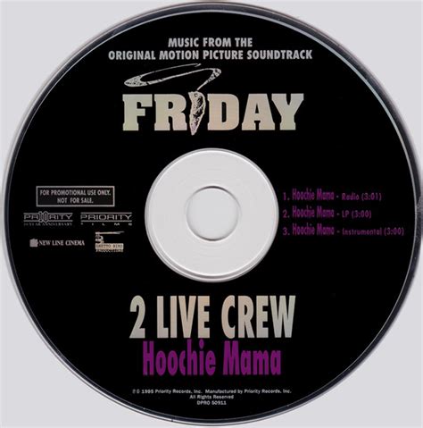 The 2 Live Crew Hoochie Mama Cd Single Promo Discogs