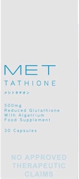 Met Tathione Reduced Glutathione With Algatrium Food Supplement 500mg