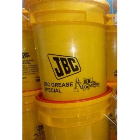 Hdpe Plastic Yellow Grease Bucket For Grease Packaging Capacity