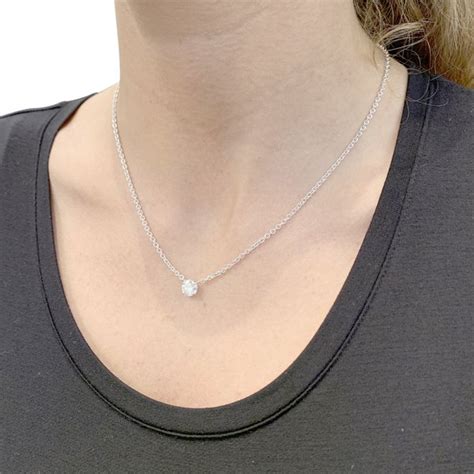 Collier Solitaire Diamant