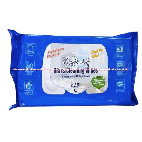 Jual Kleen Up Glass Cleaning Wipes Lembar Tissue Basah