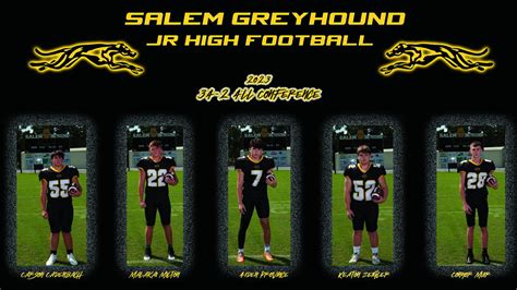 Salem football all state, conference recognition - Areawide News