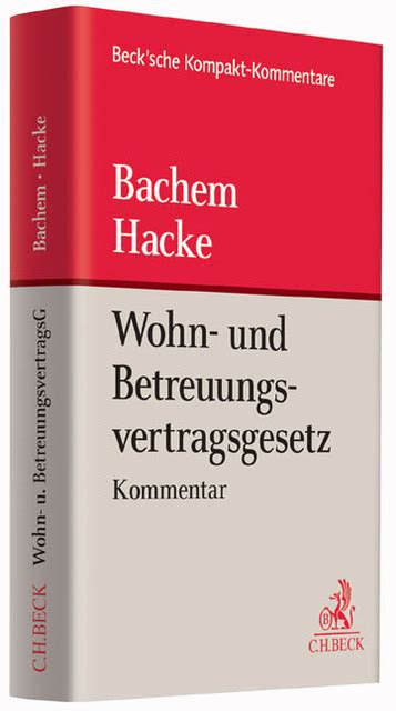 Wohn und Betreuungsvertragsgesetz Leinen Buchhandlung Schöningh