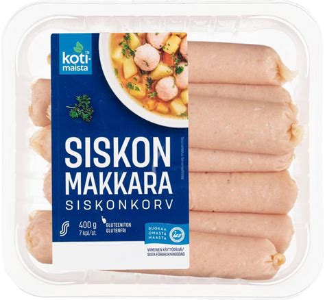 Kotimaista Siskonmakkara 400 G S Kaupat Ruoan Verkkokauppa