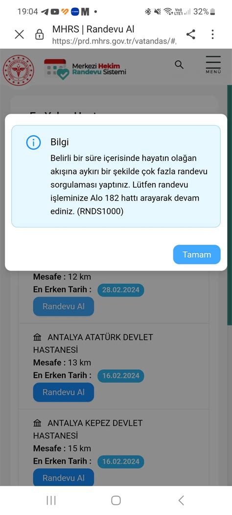 Mhrs Mhrs Merkezi Hekim Randevu Sistemi Randevu Sorgulama