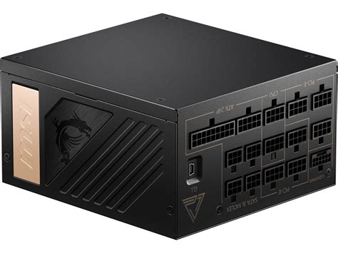 Msi Meg Ai P Pcie Platinum Full Modular Gaming Psu