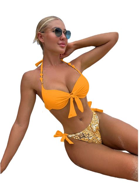 STRÓJ KĄPIELOWY DAMSKI DWUCZĘŚCIOWY PUSH UP BIKINI MODNY Cena Opinie Dwuczęściowe