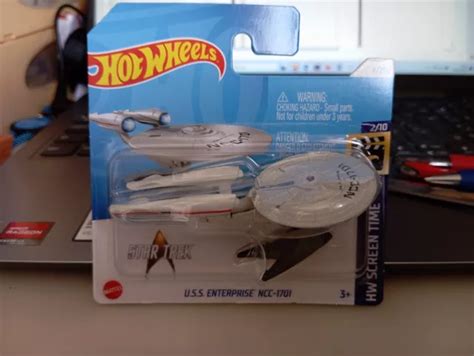 HOT WHEELS U S S Enterprise Ncc Gray Short Card Aprox New PicClick UK