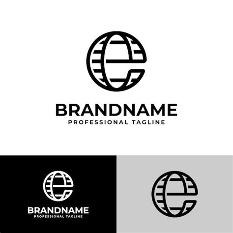 Premium Vector Letter E Globe Logo Suitable For Business Related To