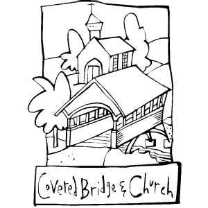 Covered Bridge Coloring Pages at GetDrawings | Free download