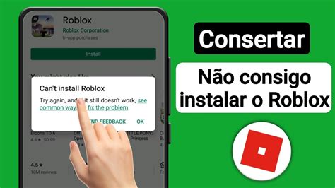 Como corrigir Não é possível instalar o Roblox na Play Store Não