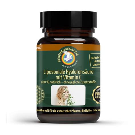 Liposomale Hyalurons Ure In Veganen Kapseln Vitamin C Kapseln