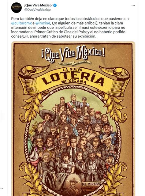 Producción De “¡que Viva México” Culpó A Amlo De Sabotear La Película