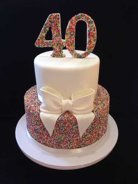 cakes for 40th birthday 2